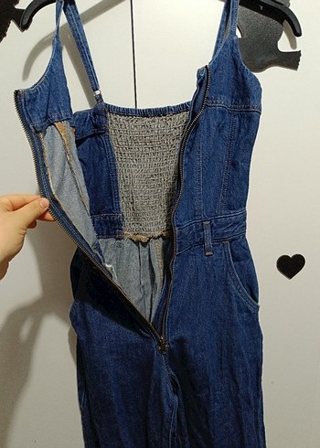 Xs beden,yumuşak kot kadın tulum. - Görsel 5