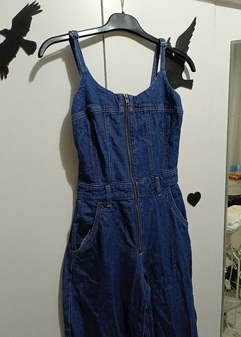 Xs beden,yumuşak kot kadın tulum. - Görsel 4