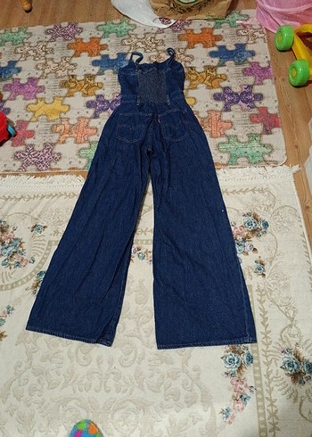 Xs beden,yumuşak kot kadın tulum. - Görsel 3