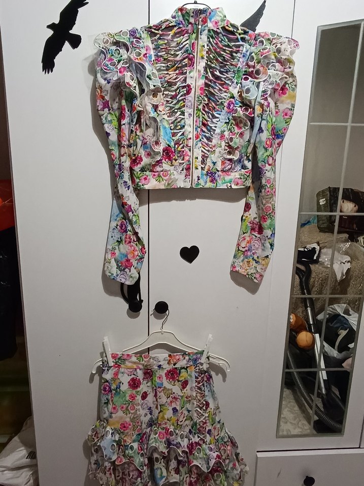 AISA 34 beden mini etekli ikili takım - Görsel 2