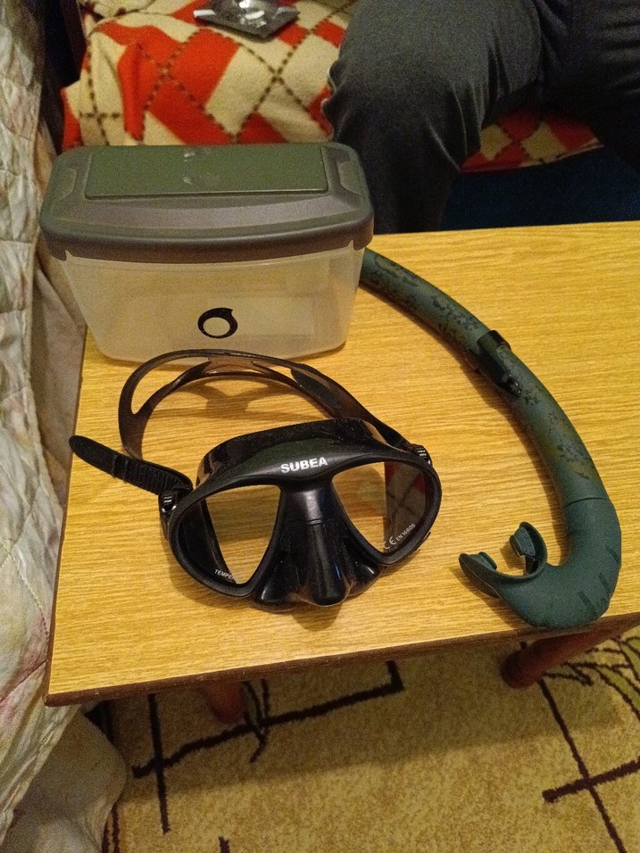 Decathlon subea kamuflaj şnorkel,palet ve gözlük takımı - Görsel 2
