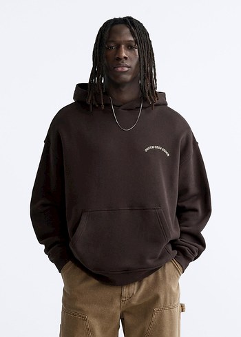 Zara Kapşonlu sweatshirt