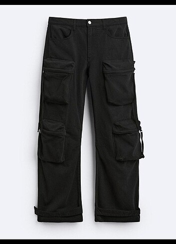 Çok cepli baggy pantolon 