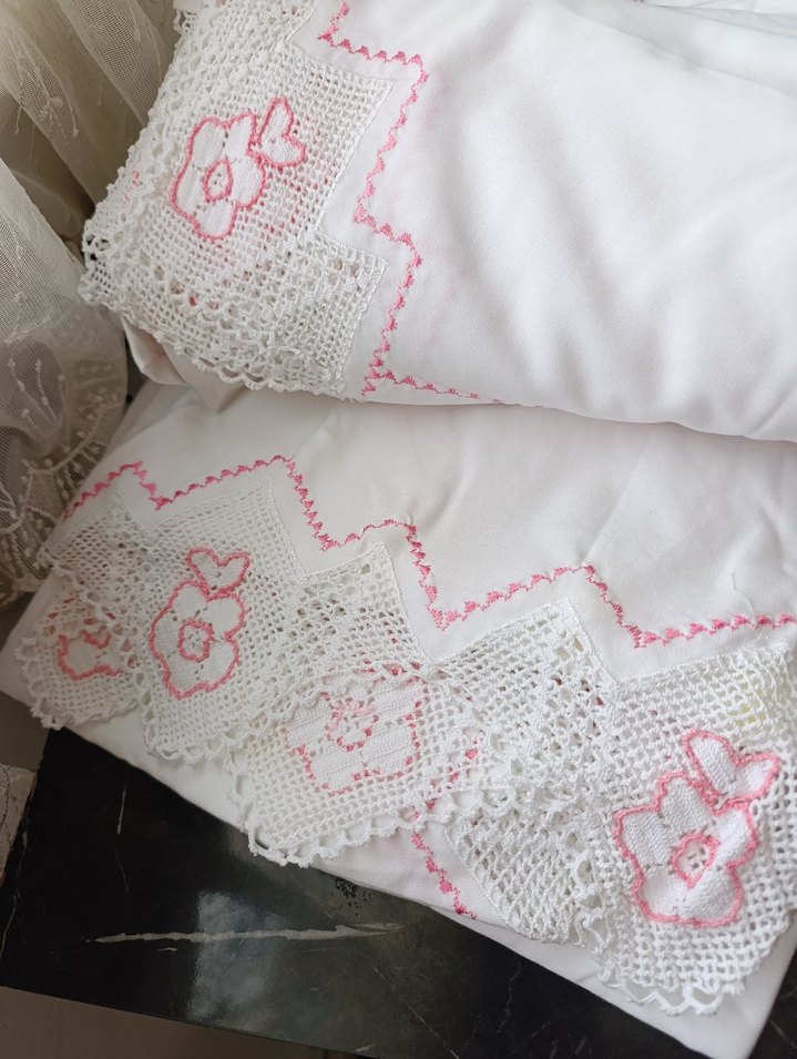 Nakışlı Beyaz  mutfak takımı - Görsel 2