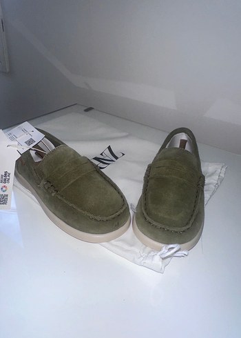 Erkek Süet Haki Günlük Ayakkabı - Görsel 2