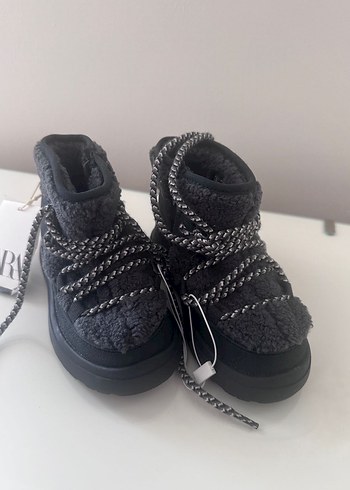 Zara Kürklü Gri Erkek Bot - Görsel 3