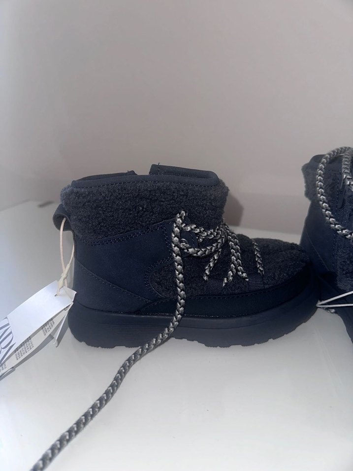 Zara Kürklü Gri Erkek Bot - Görsel 2