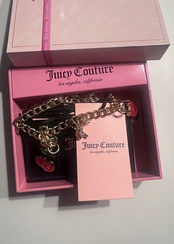 Juicy couture Zincir Detaylı Siyah Deri Kadın Cüzdan - Görsel 2