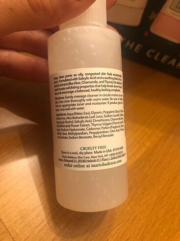 Mario badescu temizleyici - Görsel 3