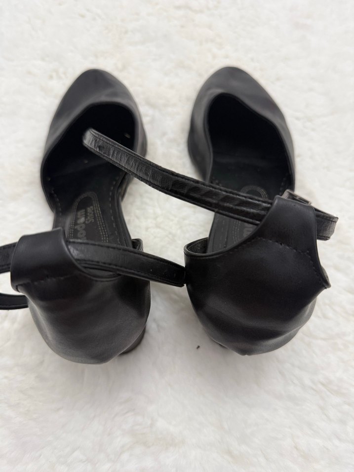 Siyah  Dolgu Topuklu Kadın Ayakkabı - Görsel 2