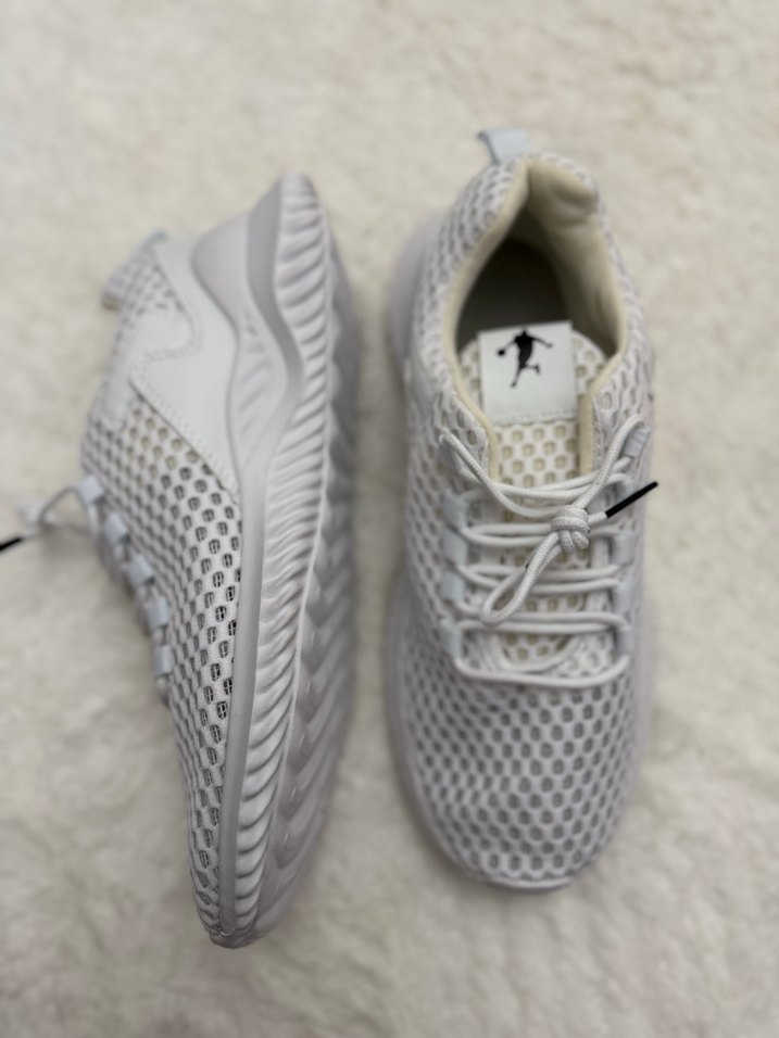 Beyaz Bağcıklı erkek Spor Ayakkabı - Görsel 3