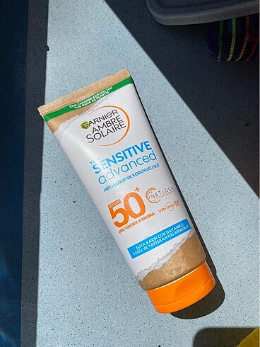 Garnier sensitive advanced güneş kremi