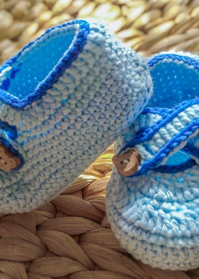 Organik bebek patiği  - Görsel 2