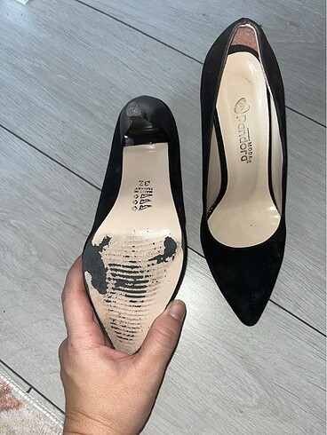 Kadife stiletto - Görsel 3