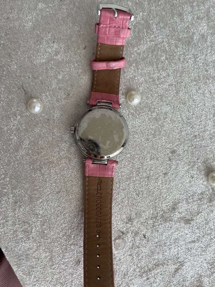 Pembe Payetli Kadın Kol Saati - Görsel 2