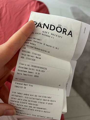  Beden beyaz Renk PANDORA YÜZÜK