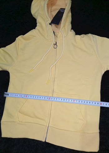 s Beden sarı Renk Sarı Kadın Fermuarlı Sweatshirt hırka