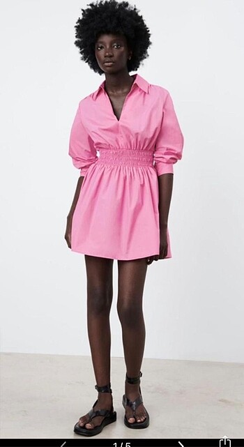 Zara Pembe elbise
