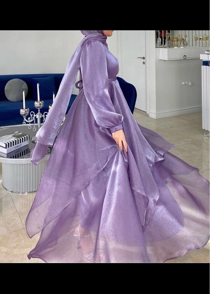 Kevser Bahadır mimoza abiye - Görsel 4