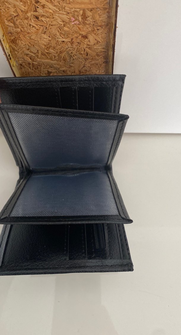 Siyah Minimalist Erkek Cüzdan - Görsel 3