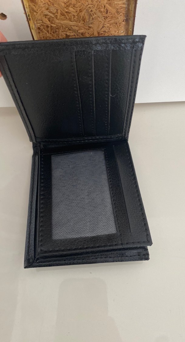 Siyah Minimalist Erkek Cüzdan - Görsel 2