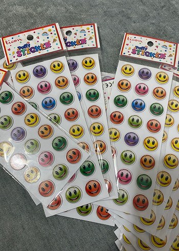 Renkli Emoji Süslemeleri sticker - Görsel 3