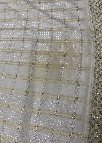 Gri Beyaz Kareli Masa Örtüsü - Görsel 3