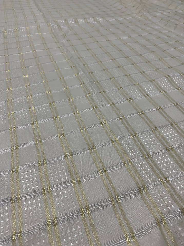 Gri Beyaz Kareli Masa Örtüsü - Görsel 5