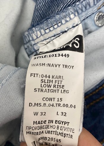 Erkek Mavi Denim Regular Fit Jean Pantolon - Görsel 3