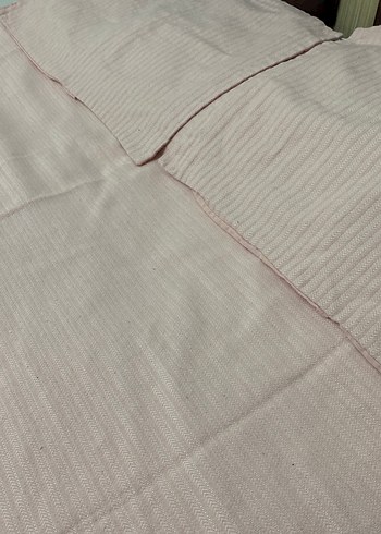 Pastel Pembe Düz Yatak Örtüsü - Görsel 2