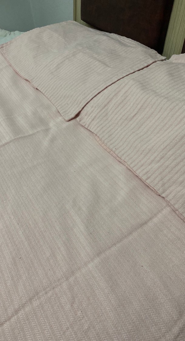 Pastel Pembe Düz Yatak Örtüsü - Görsel 2