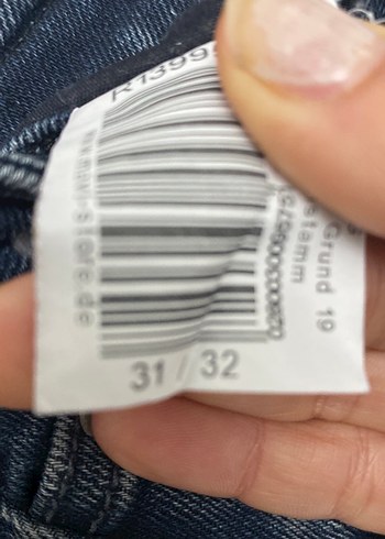 Erkek Lacivert Regular Fit Denim Jean - Görsel 3