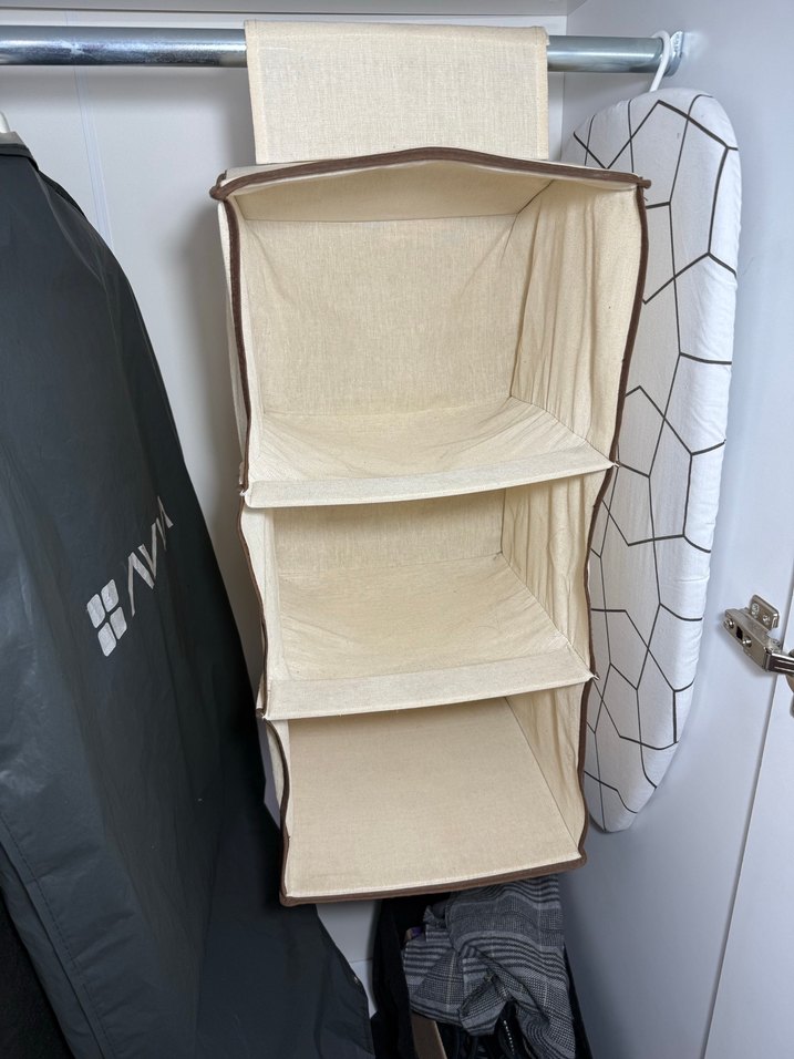 Bej Renkli Askıya Asılan Gardırop Düzenleyici - Görsel 2