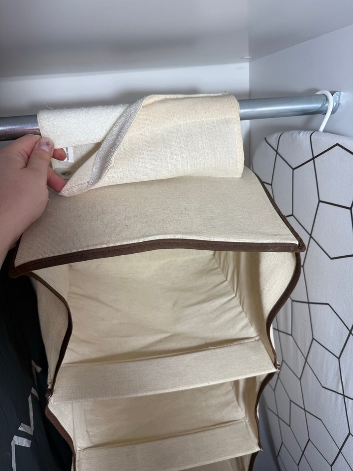 Bej Renkli Askıya Asılan Gardırop Düzenleyici - Görsel 3