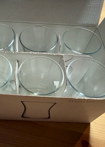 Madame Coc Kırmızı Çay Bardağı Seti 6'lı - Görsel 4