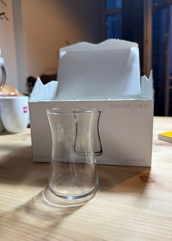 Madame Coc Kırmızı Çay Bardağı Seti 6'lı - Görsel 3