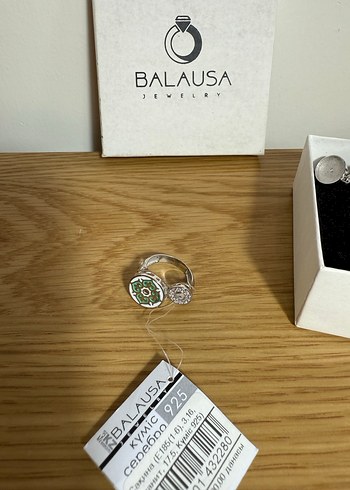 Balausa Gümüş Küpe ve Yüzük Kazakistan - Görsel 6