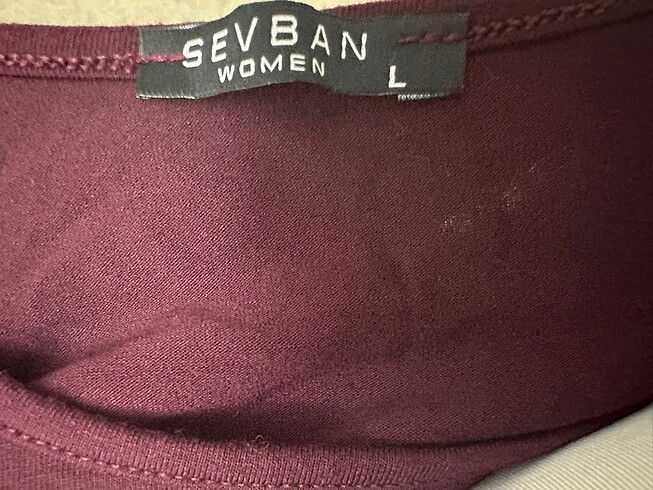 l Beden bordo Renk Tunik