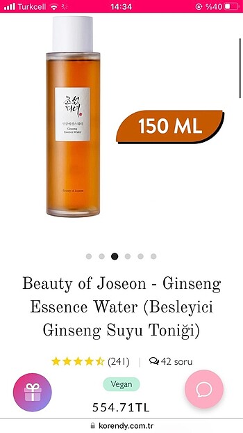  Beden Renk Beauty of Joseon - Ginseng suyu toniği