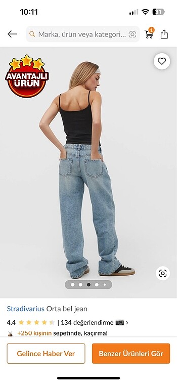 Stradivarius Stradivarius Orta Bel Jean