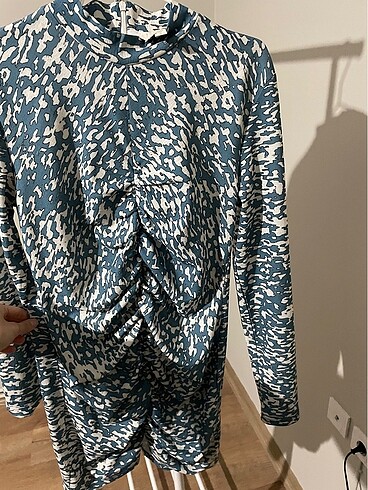H&M Mavi elbise