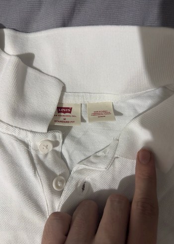 Levi's Beyaz Uzun Kollu Polo Tişört - Görsel 3