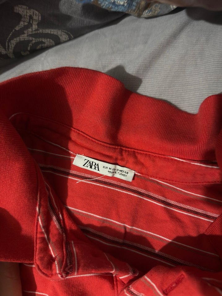 Zara Uzun Kollu Polo Tişört - Görsel 2