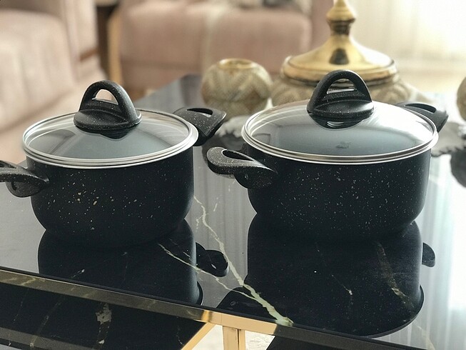 2 li granit set sıfır ürün