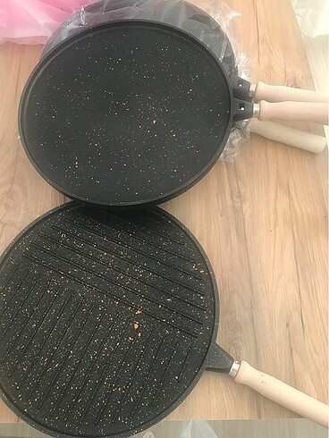 Döküm gözleme tavası çift taraflı 35 cm