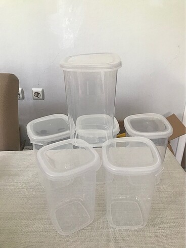 1200 ml erzak saklama kabı 6 adet