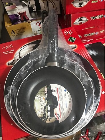 16-20-24 cm tava sıfır ürün yanmaz yapışmaz