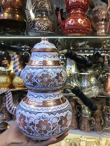 Bakır çaydanlık sıfır ürün