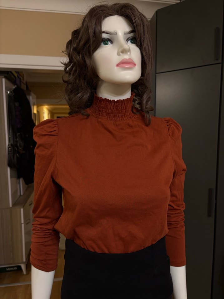 PRENSES KOL MANGO BLUZ - Görsel 4