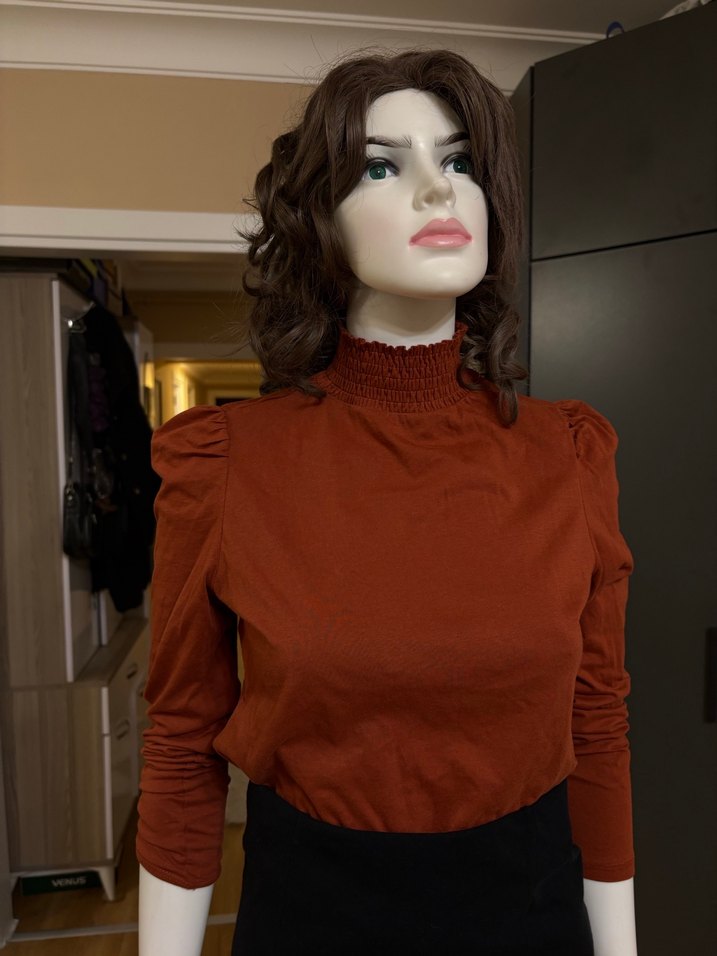 PRENSES KOL MANGO BLUZ - Görsel 3